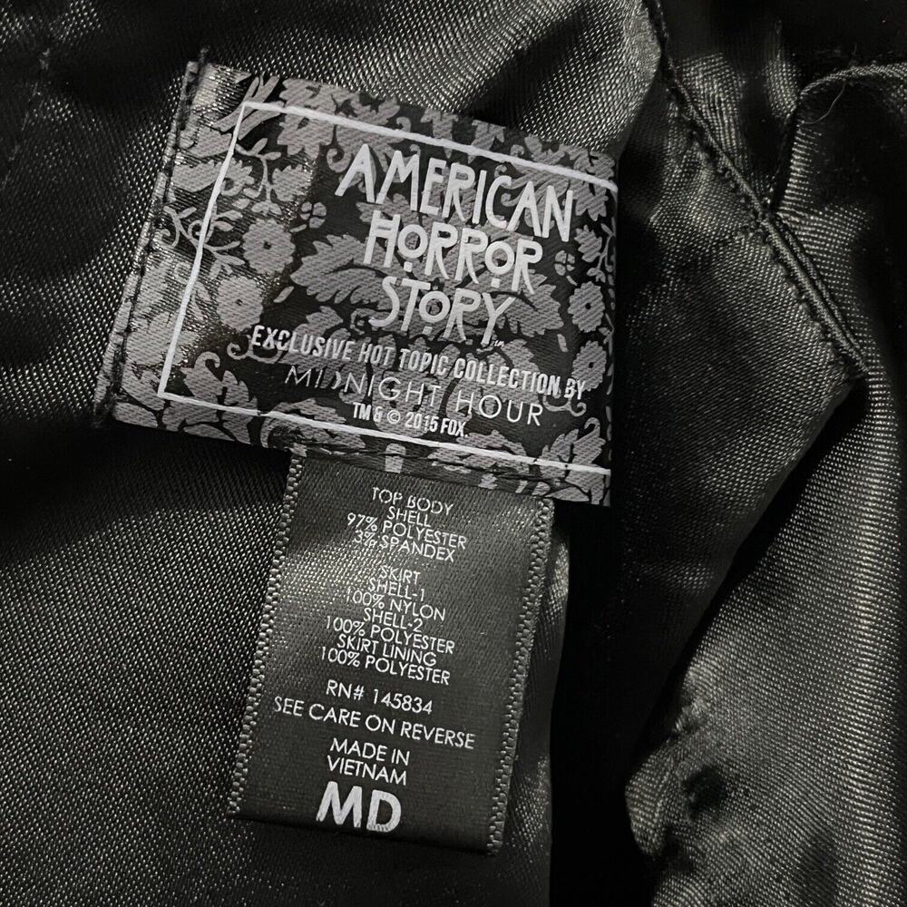 American Horror Story Dress Asylum Doctor Murder Women Size Medium Goth Hot - Picture 11 of 16